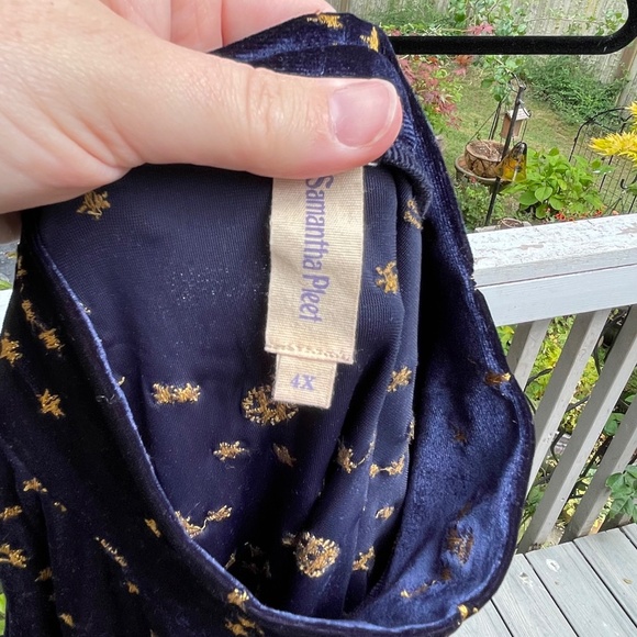 Samantha Pleet Celestial Velvet Body Suit - Picture 14 of 16